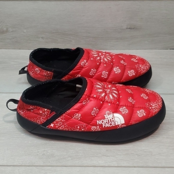 The North Face x Supreme \'Red Bandana\'Mens Loafer Puffer Slippers shoes sz 7 main image 13